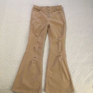 Bell bottom corduroy jeans pants. Women’s size 30 X 31.